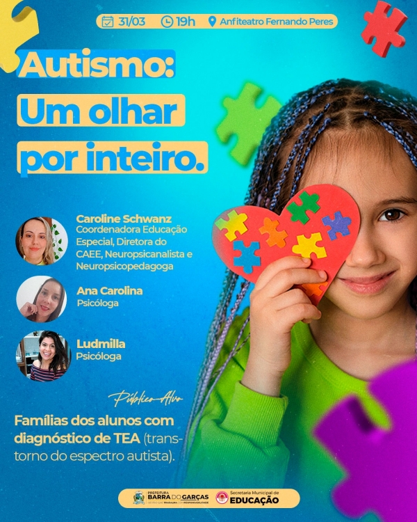 Prefeitura Municipal realiza encontro com famílias de alunos com diagnóstico de autismo